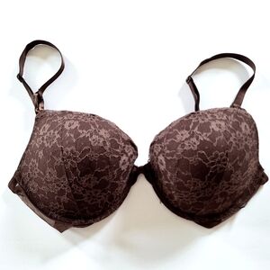 Sexy Tee Posey Lace Push Up Bra Victoria's Secret Like New